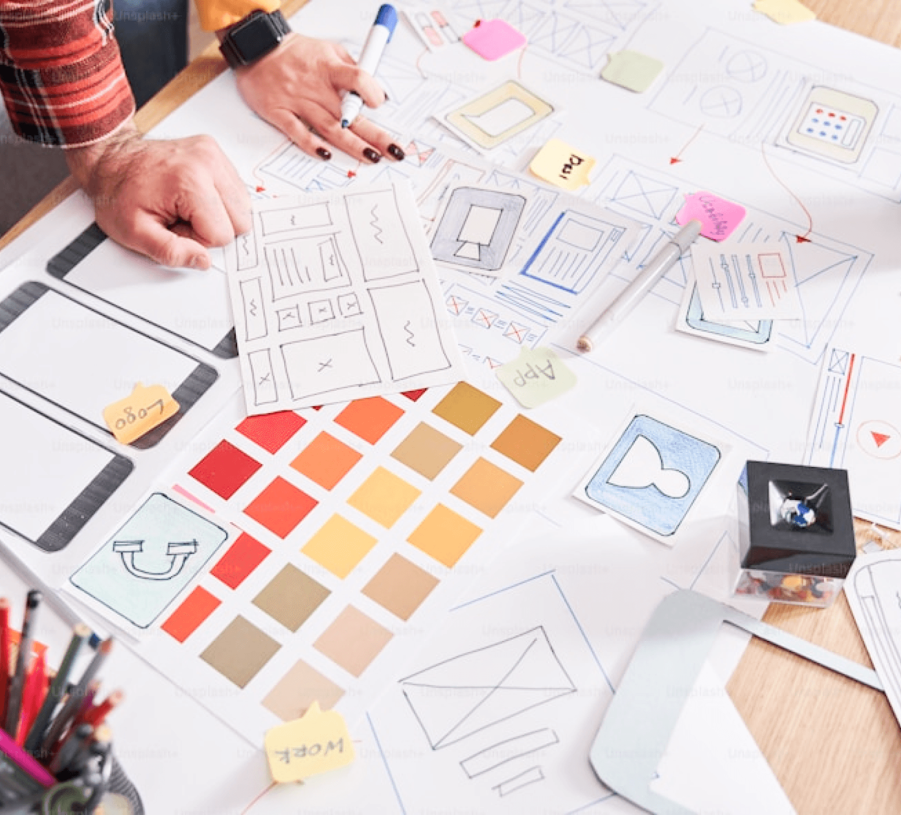 Table desk view ux